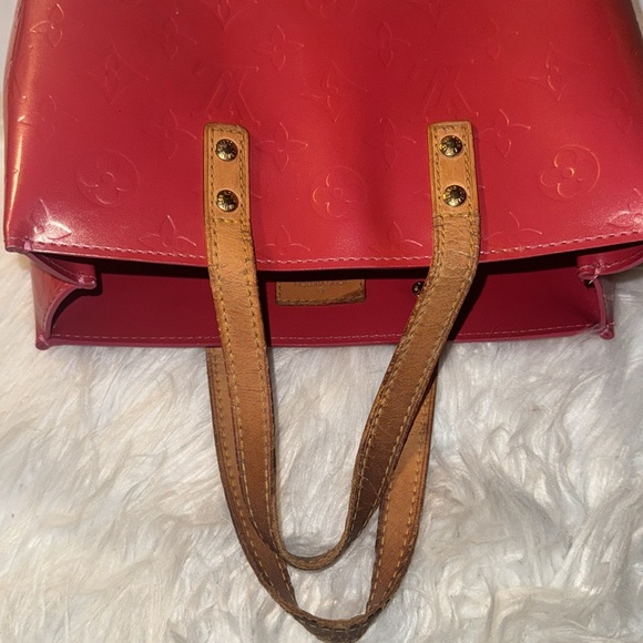 Louis Vuitton Framboise Monogram Vernis Reade PM Bag GUC - Picture 12 of 13